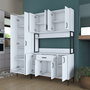 Hanah Home Armario Multiusos Blanco JE133 - 3054